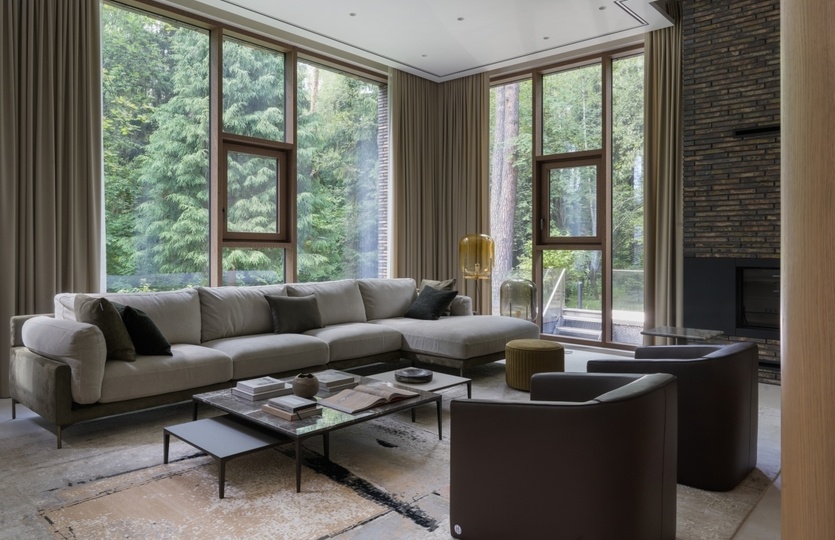 Дом, живущий в ритме леса