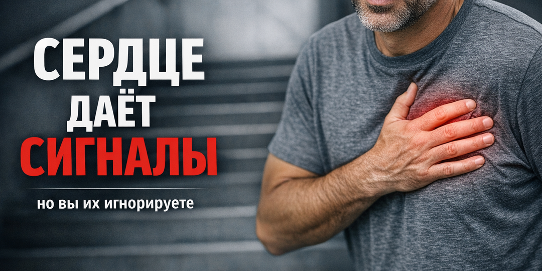 Сердце не болит — но уже даёт сигналы: 6 признаков, которые многие игнорируют годами