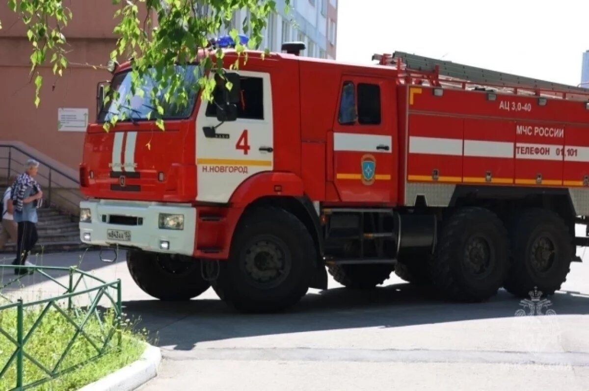    МЧС опровергли взрыв во время тушения пожара в Нижнем Новгороде