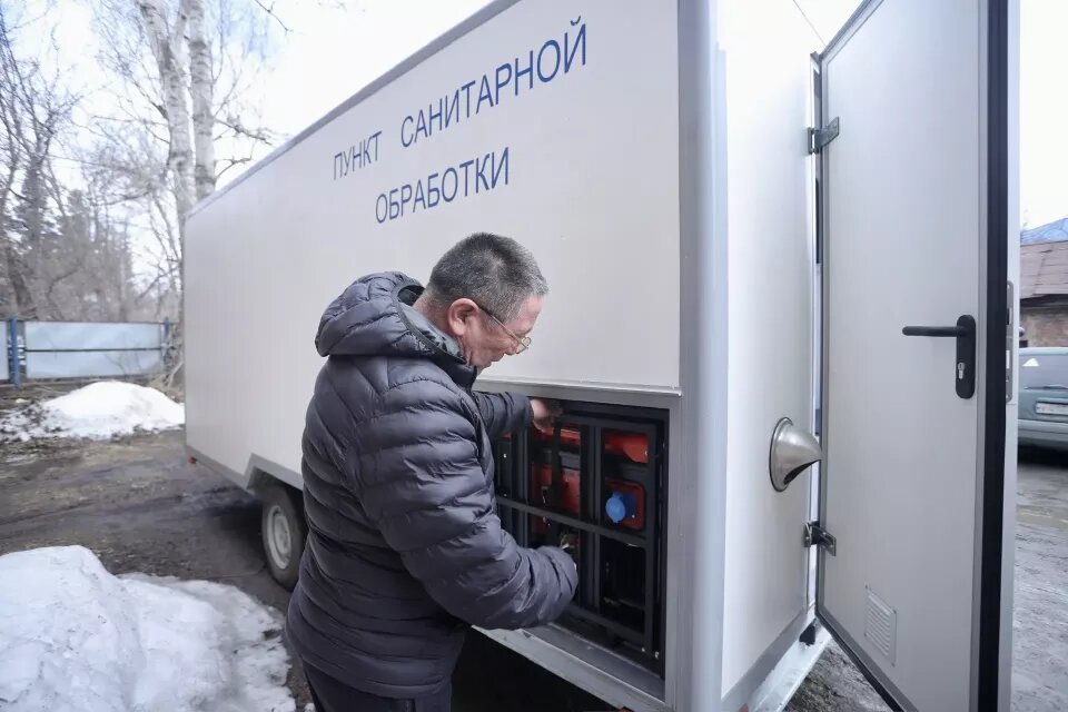    Новый пункт санитарной обработки. Источник: t.me/turchak_andrey