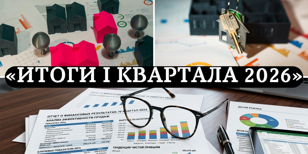 📊 Итоги I квартала 2026 года: главные события на рынке недвижимости России