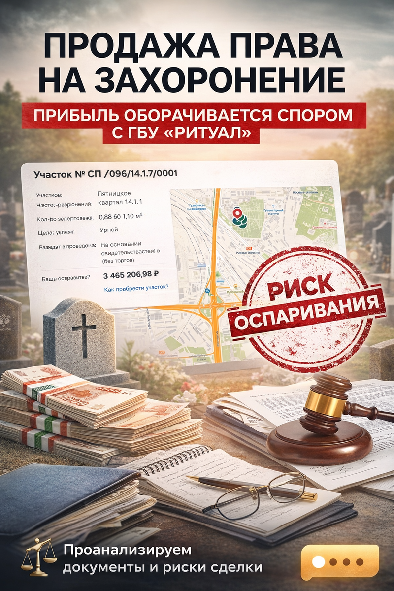 право на захоронение в Москве