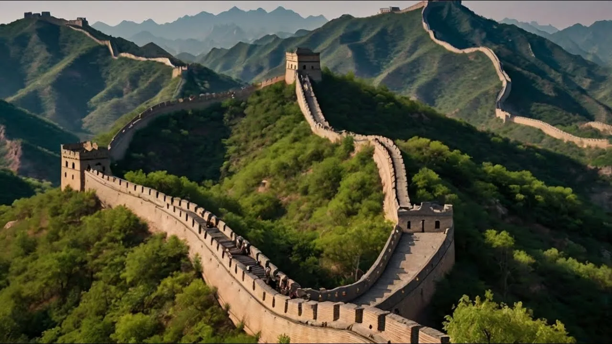 Китайская великая стена. Фото из свободного доступа.