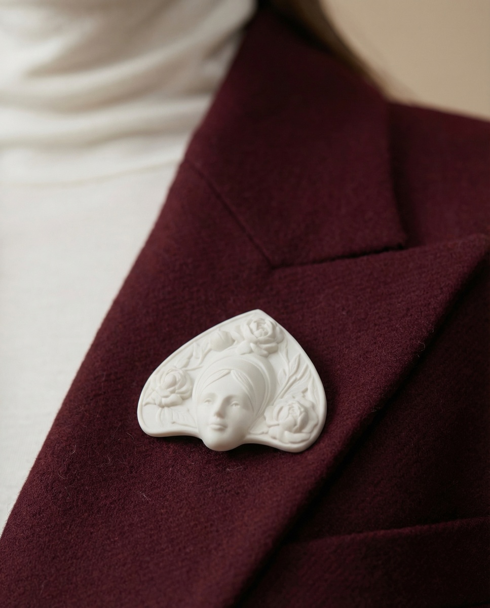 Дизайнерская брошь Sagarti.