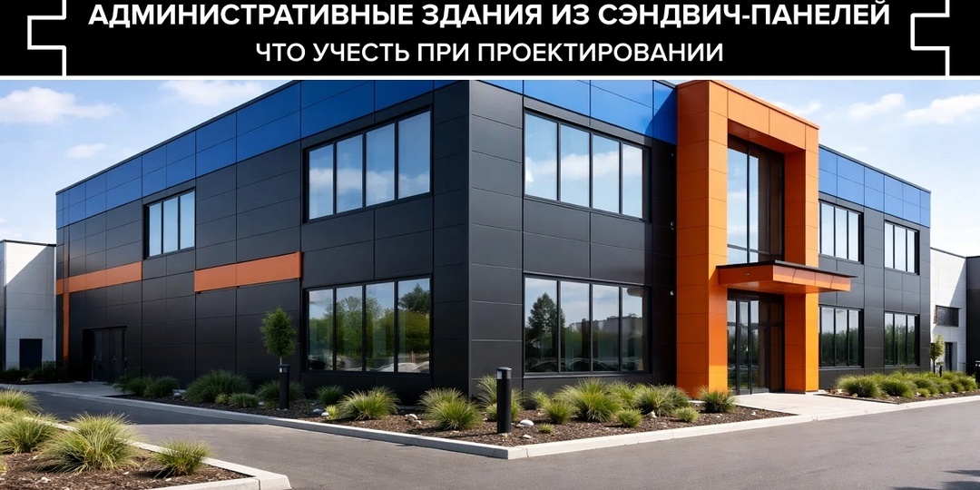 Административные здания из сэндвич-панелей: что учесть при проектировании