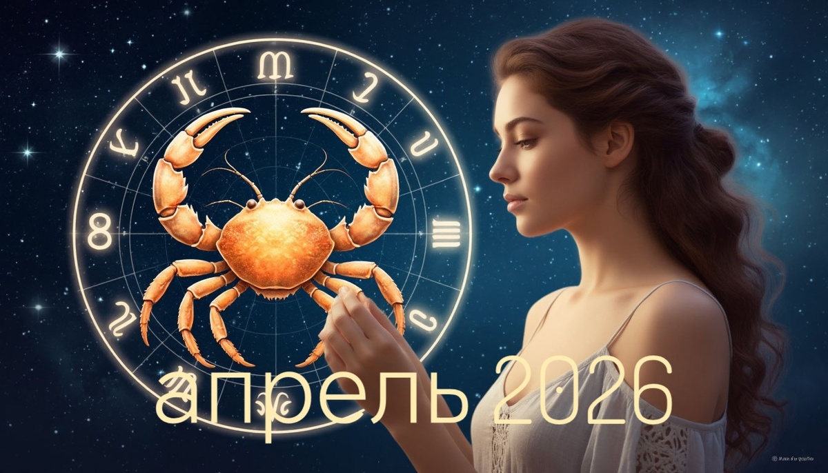 Гороскоп для женщины рака на апрель 2026 года