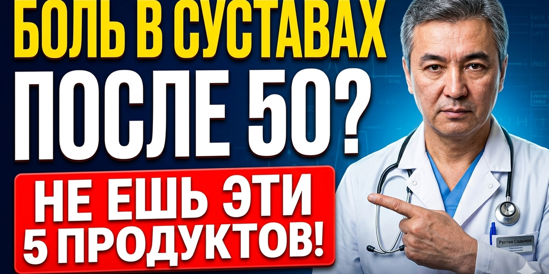 БОЛЬ В КОЛЕНЯХ И СПИНЕ: 5 продуктов, которые «съедают» ваши суставы после 50