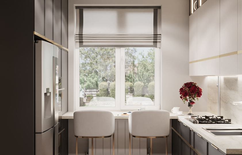 💯5 интерьерных хитростей для стиля и уюта на маленькой кухне