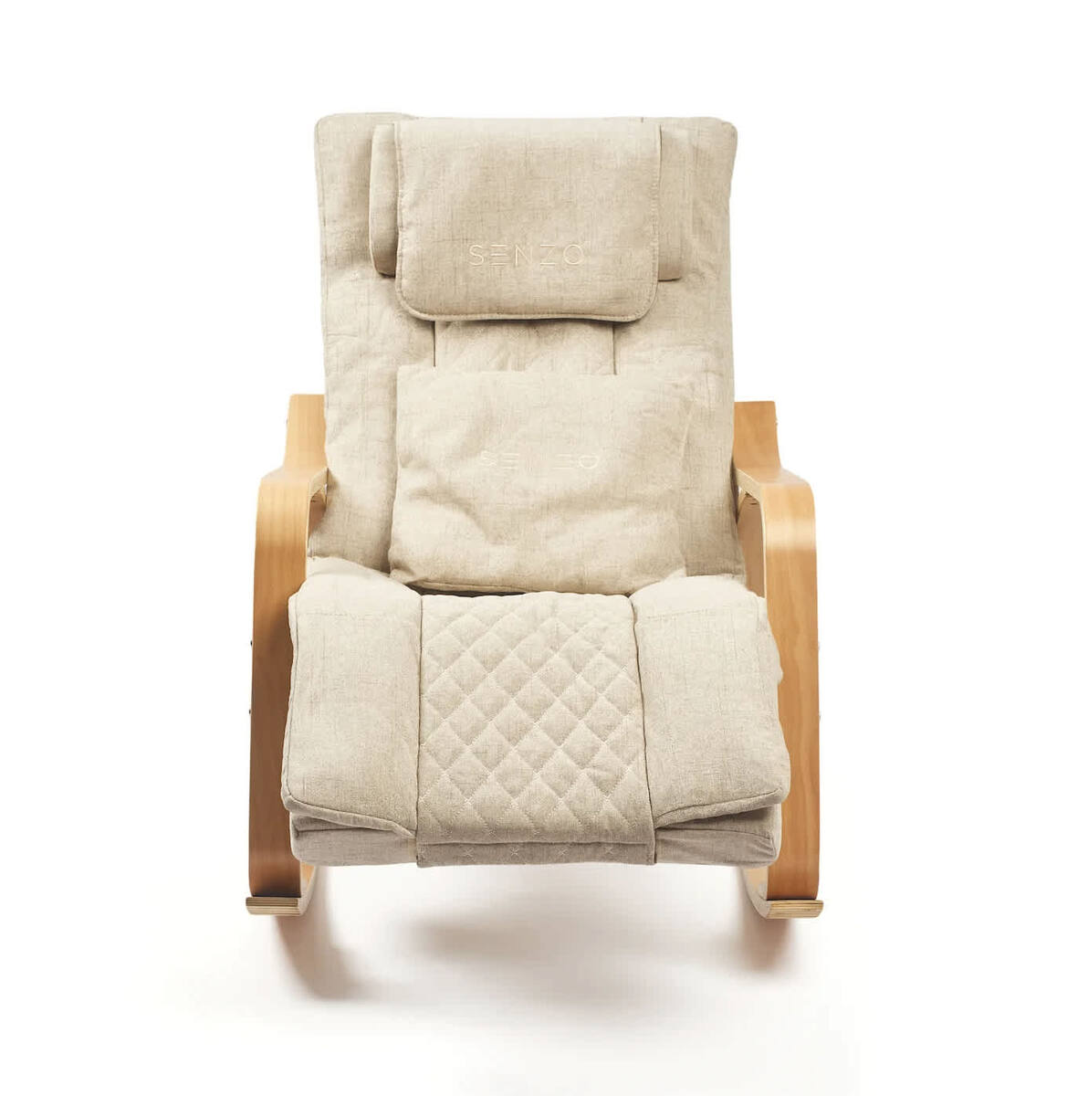 Senzo Amaya — компактное массажное кресло‑качалка, которое легко вписывается даже в небольшую гостиную до 40 м²