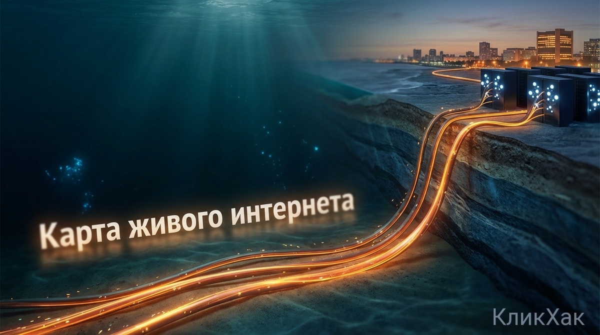 Провода под водой держат ваш интернет. Их можно увидеть