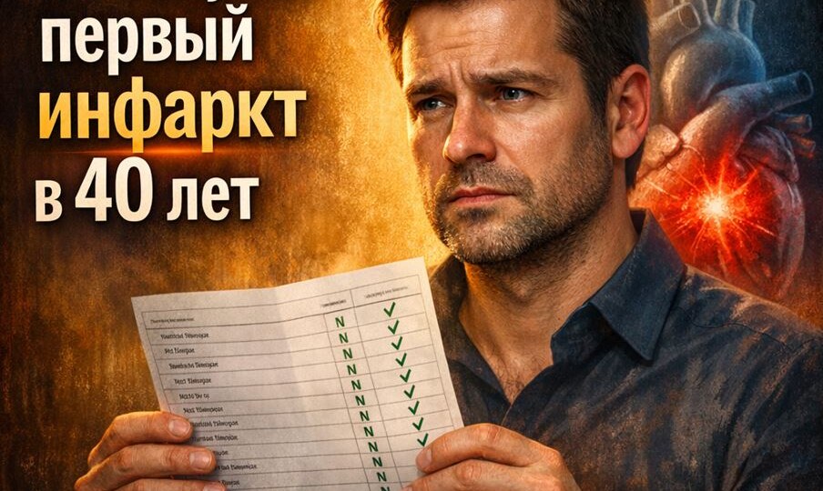 У меня были «нормальные» анализы — и я получил первый инфаркт в 40 лет. Что я понял слишком поздно