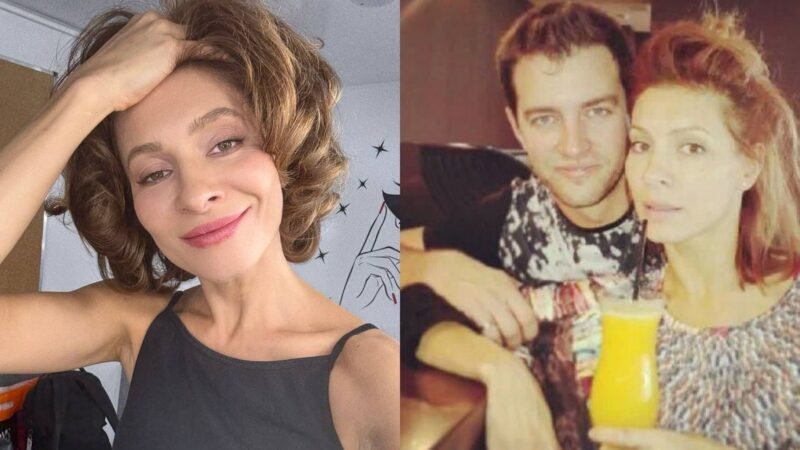    Елена Подкаминская и её бывший супруг Денис Гущин, с которым она прожила девять лет.