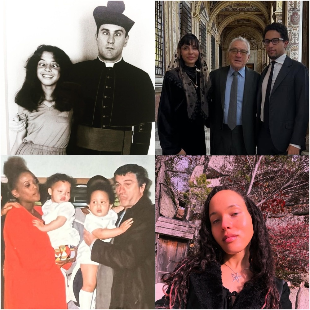 Роберт Де Ниро с детьми