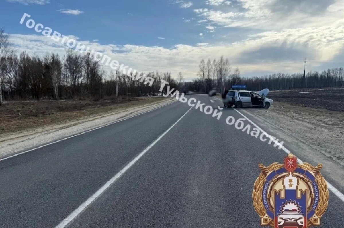    Водитель иномарки пострадал в ДТП на автодороге в Белёвском районе