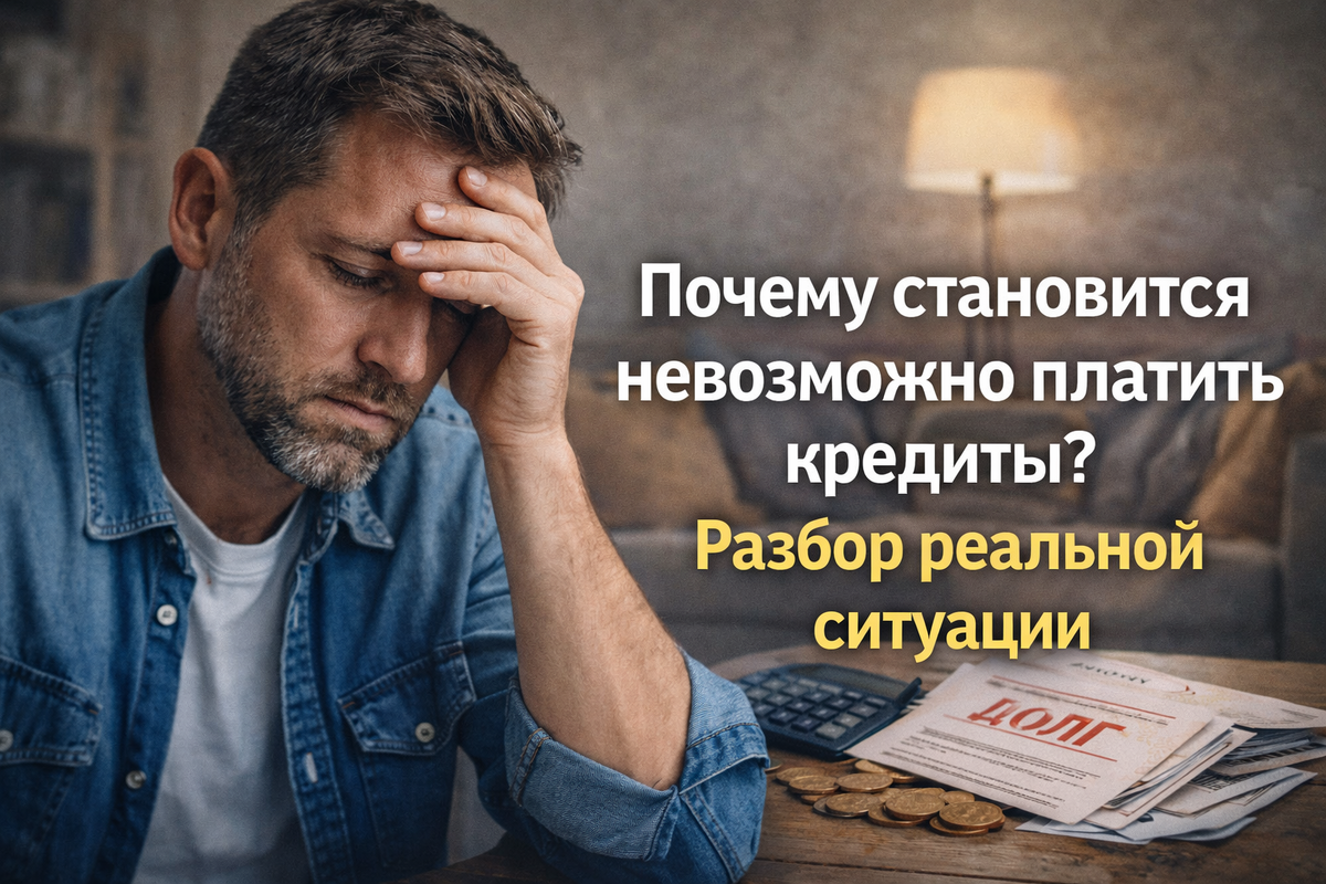 Когда платить кредиты уже невозможно — что происходит дальше.