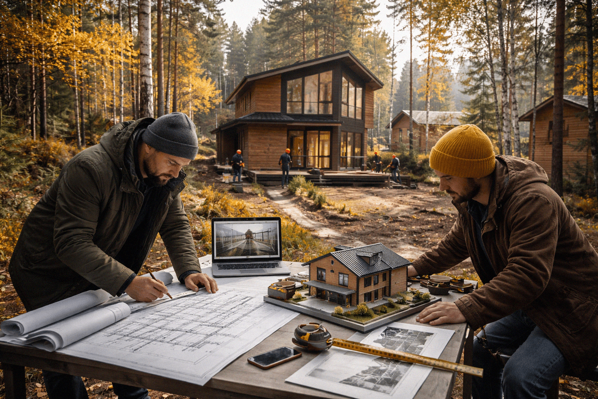     Проектирование дома на узком участке (до 15 м)