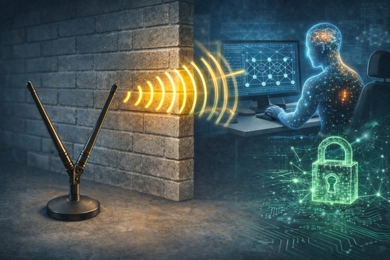 Иллюстрация дистанционного хищения ИИ-модели с помощью «ModelSpy» (данное изображение сгенерированно искусственным интеллектом) [Предоставлено KAIST]