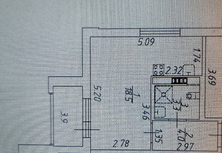План квартиры-студии в ЖК Дворцовый фасад