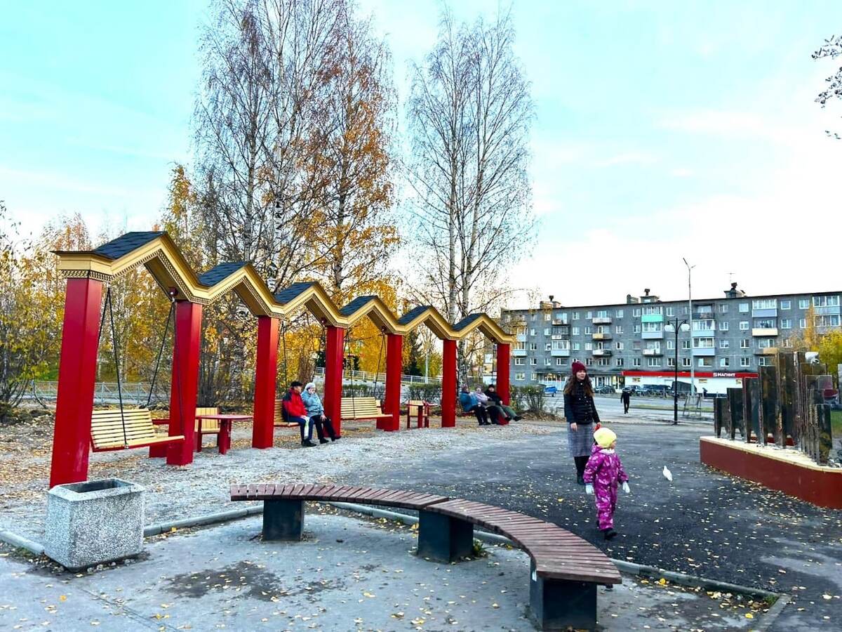    Сегежа. Бульвар после реставрации. Фото: официальный интернет-портал РК