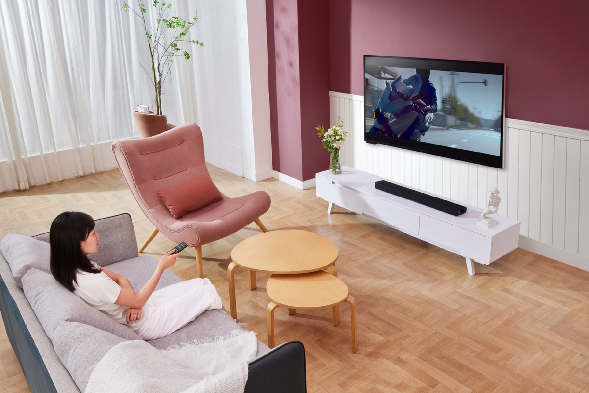 Саундбар в домашнем интерьере