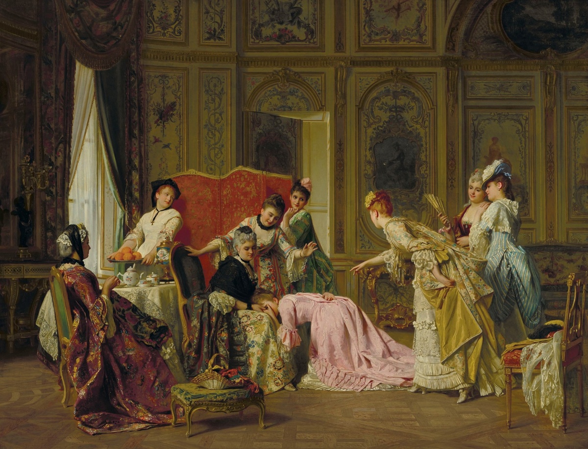 Шарль Луи Бонье «Раскаявшаяся дочь»