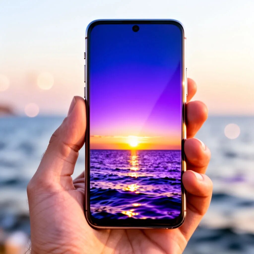 Телефон. Иллюстрация сгенерирована нейросетью