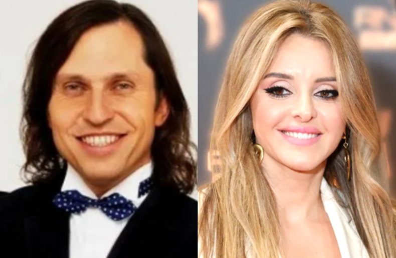 на фото Александр Ревва и Анжелика