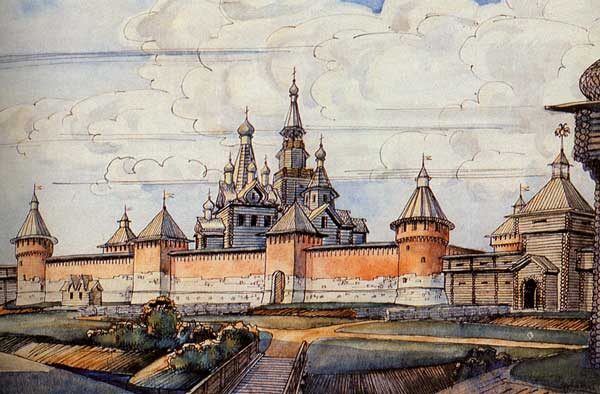 Тульский кремль в XVI веке.