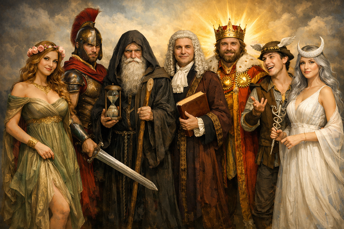 Венера, Марс, Сатурн, Юпитер, Солнце, Меркурий, Луна