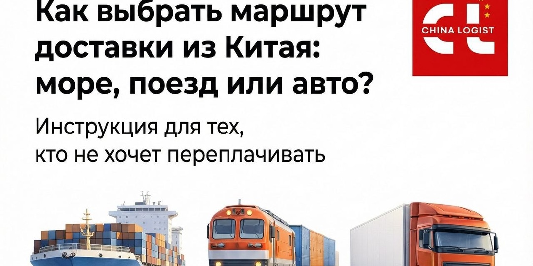 Как выбрать маршрут доставки из Китая: море, поезд или авто? Инструкция для тех, кто не хочет переплачивать