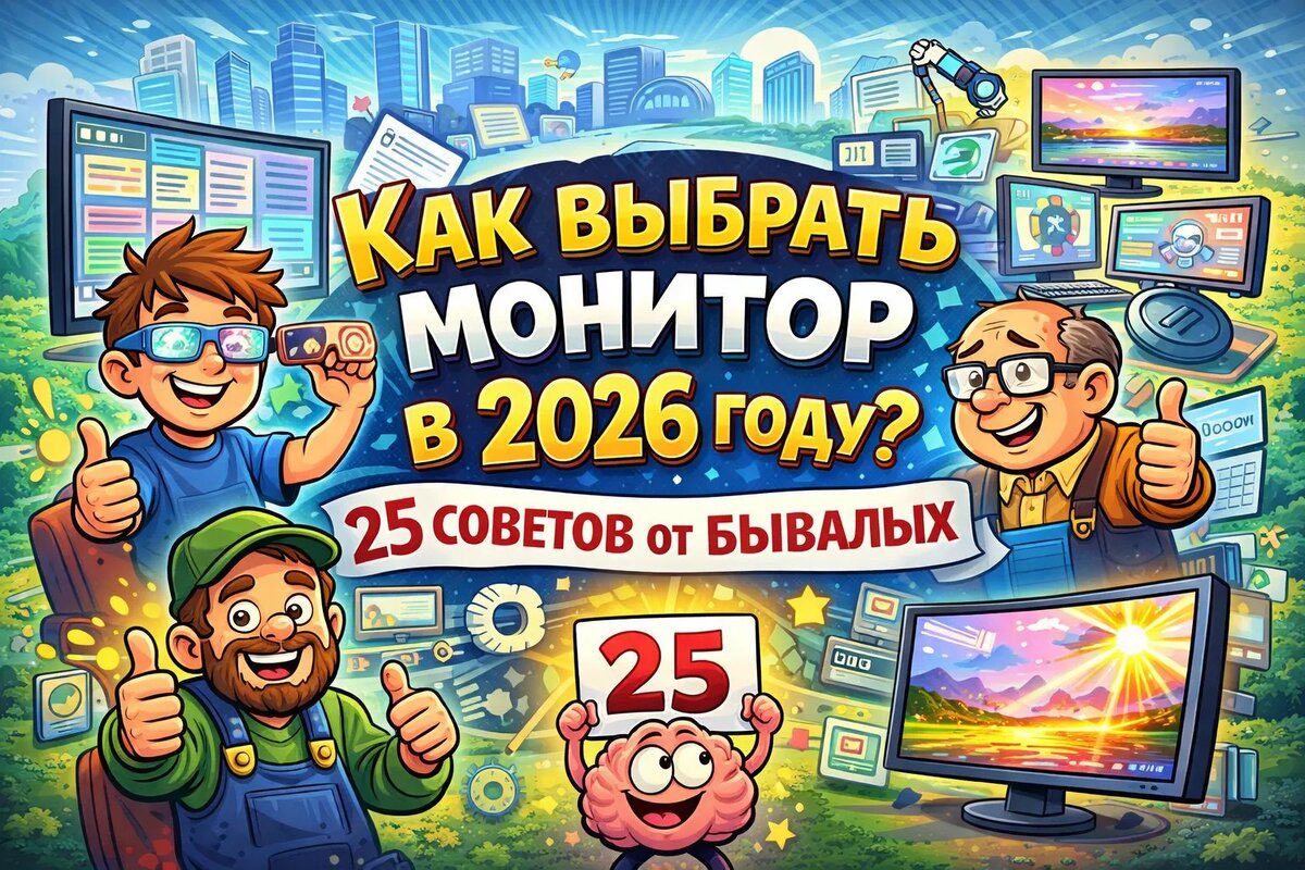 Как выбрать монитор в 2026 году? 