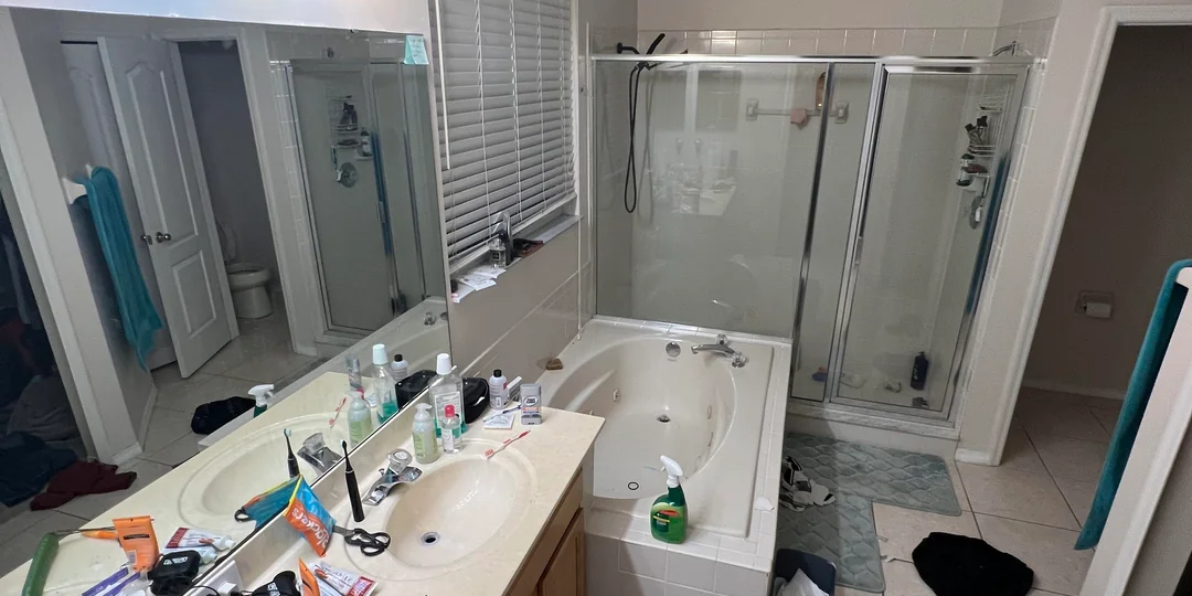 Ванная с гардеробной за 450 тыс своими руками с фото ДО и ПОСЛЕ