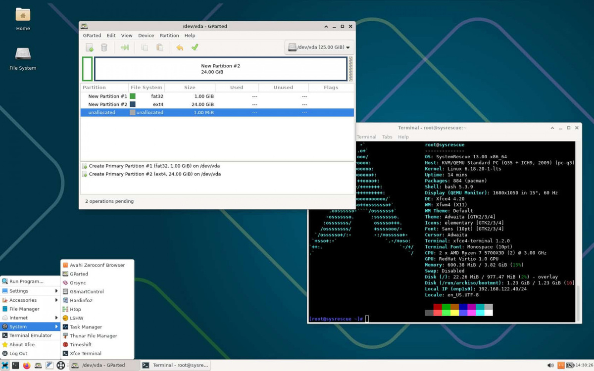 SystemRescue 13.0: Главные новшества свежего релиза