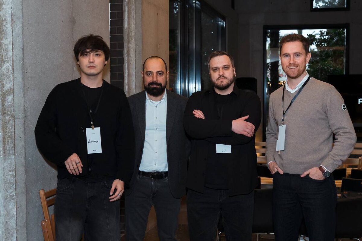 Константин Шебанов и Данияр Магадиев,
Pride Creative Production Union,
Татеос Бардахчиев и Дмитрий Макиенко,
основатели консорциума МОА
