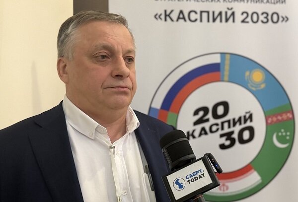   Александр Шаров - Генеральный директор ООО «Нефтехимтранс», глава ГК «РусИранЭкспо». Источник фото: пресс-служба АНО СК «Каспий 2030».
