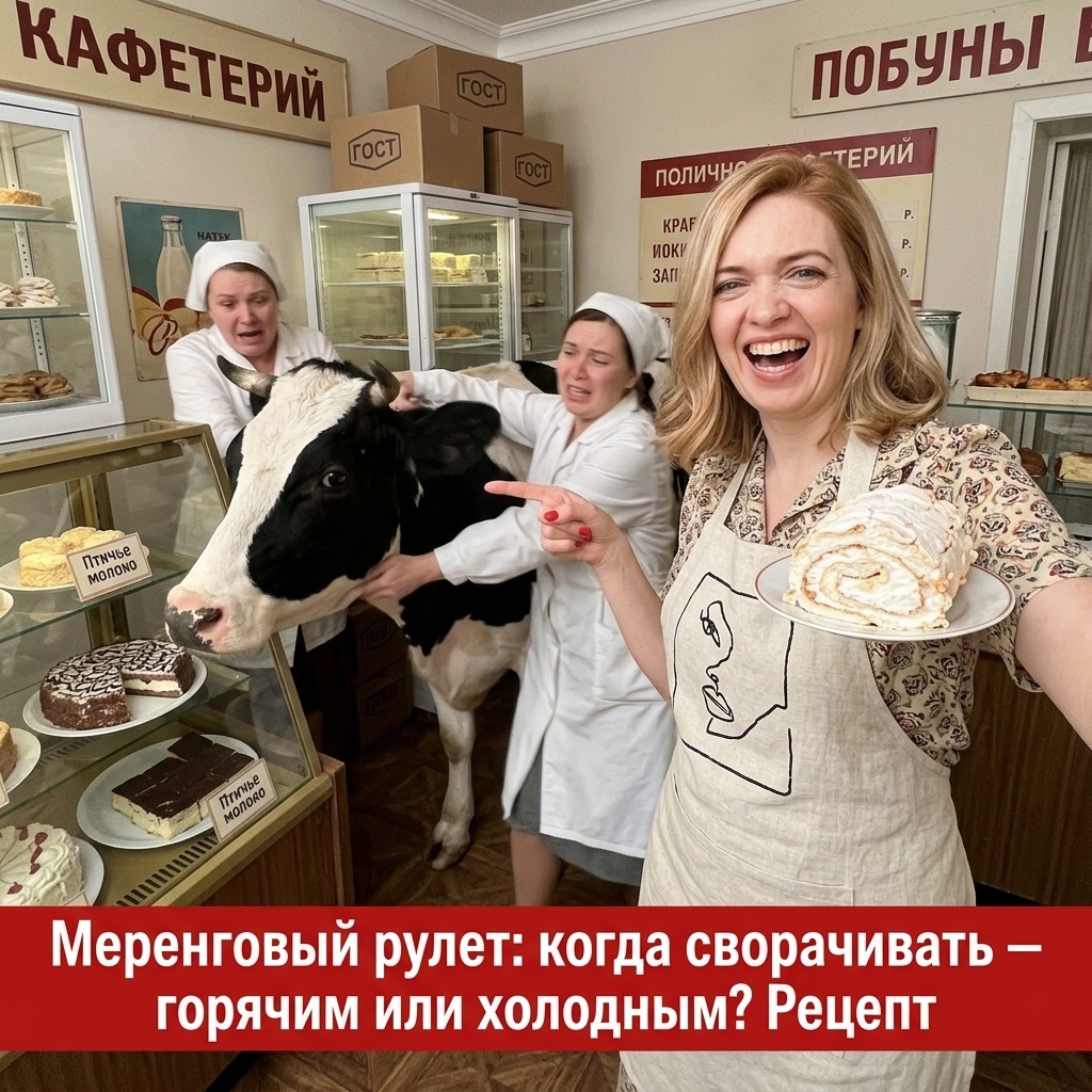    Секреты идеального меренгового рулета: когда начинать сворачивать admin