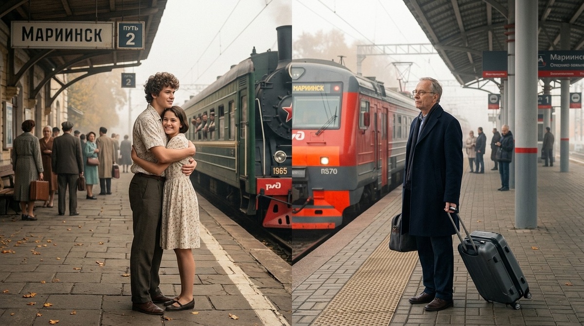 Я здесь в шестьдесят пятом первый раз целовался