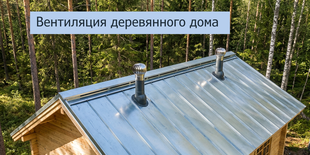Вентиляция деревянного дома — как защитить утеплитель и древесину от гниения: Чек-лист