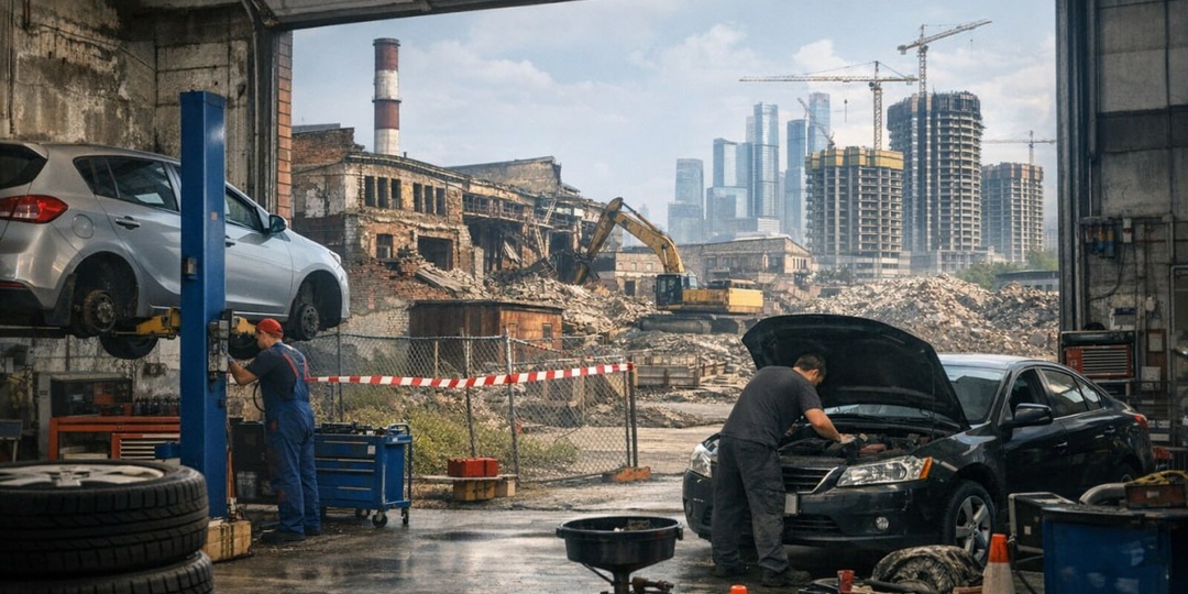 КРТ в Москве сокращает площади под автосервисы: почему ремонт машин может стать дороже и менее доступным