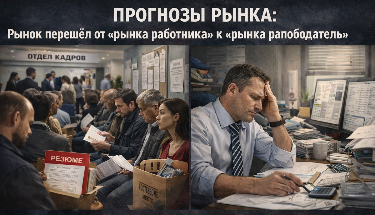 Рынок перешел от «рынка работника» к «рынку работодателя»