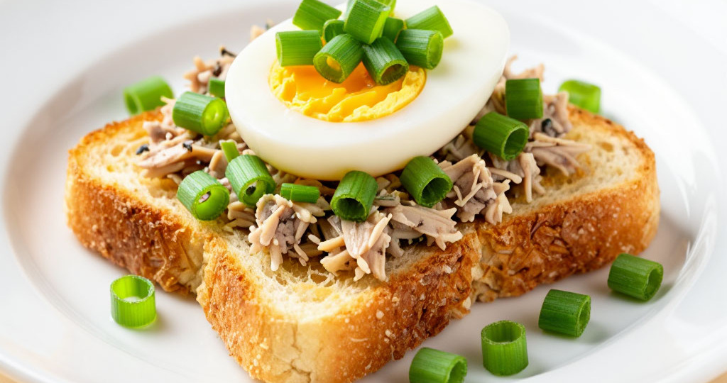Идеальный завтрак: Тост с тунцом и яйцом – вкусно, полезно и быстро!