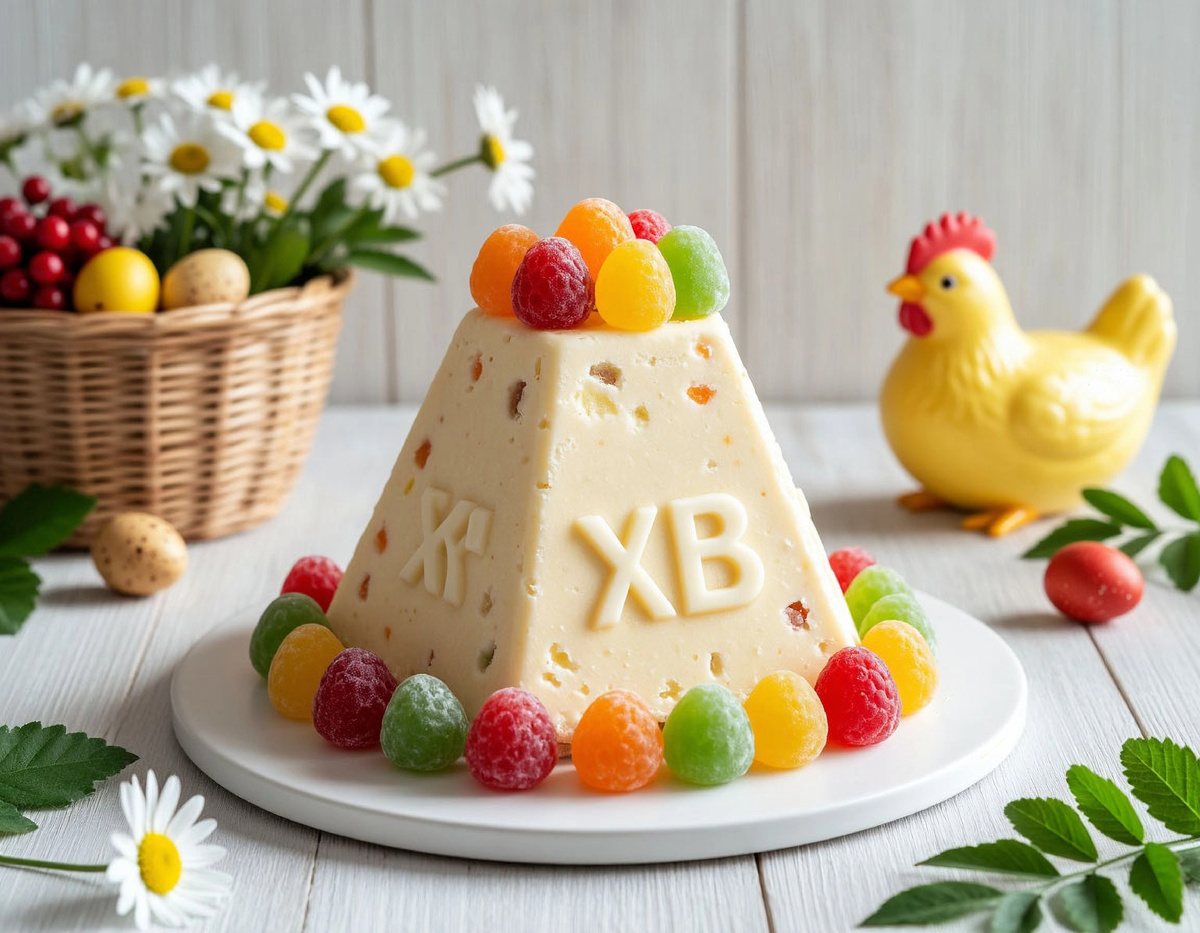 Классическая простая творожная пасха: лёгкий рецепт к Пасхе 🥚🍶