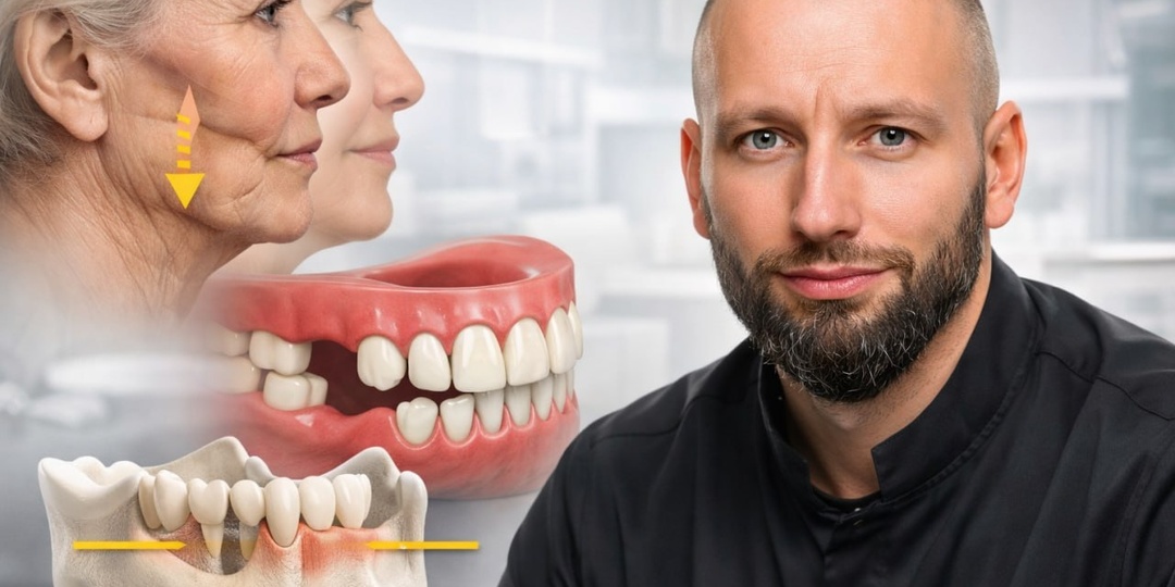 Как меняется лицо, если долго ходить без жевательных зубов!?