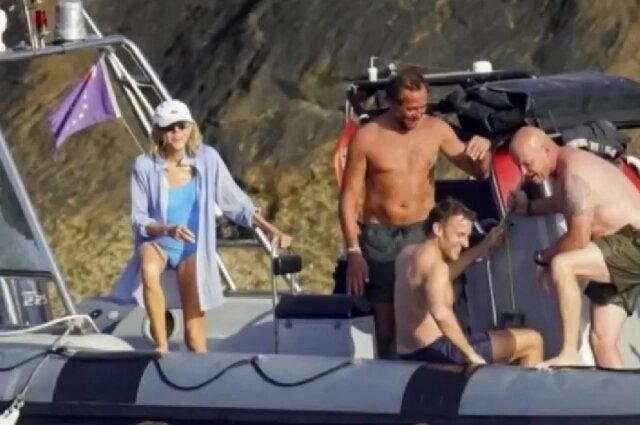    Брижит Макрон в купальнике Фото: Кадр из видео/ Bonjour! / TF1Info
