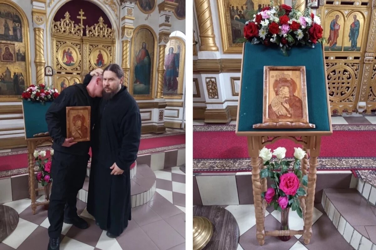    На Белгородскую землю передали икону Себежской Божией Матери