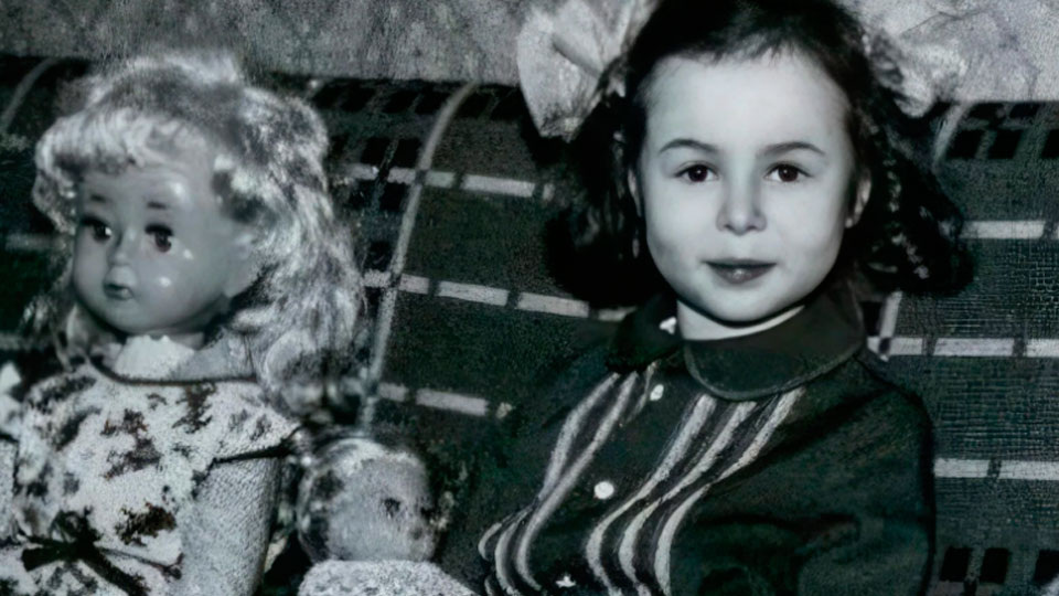 Ольга Погодина в детсве
