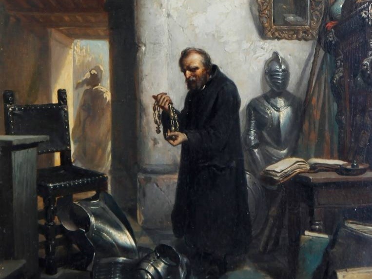     Джозеф Лис. Торговец оружием (фрагмент). до 1865