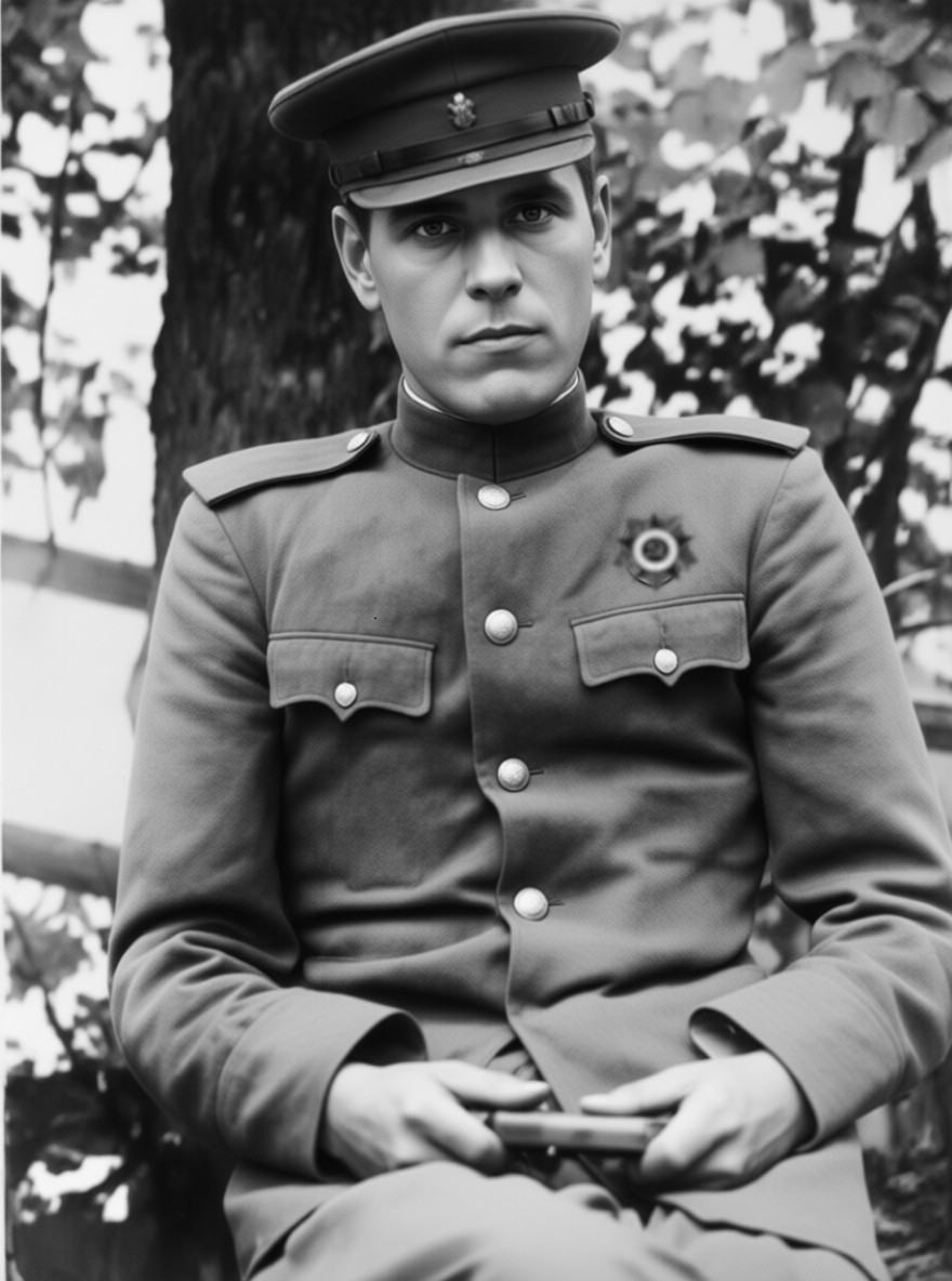 Подполковник Николаенко Комнадир 52-го стрелкового полка 176-й стрелковой дивизии 1944 г  