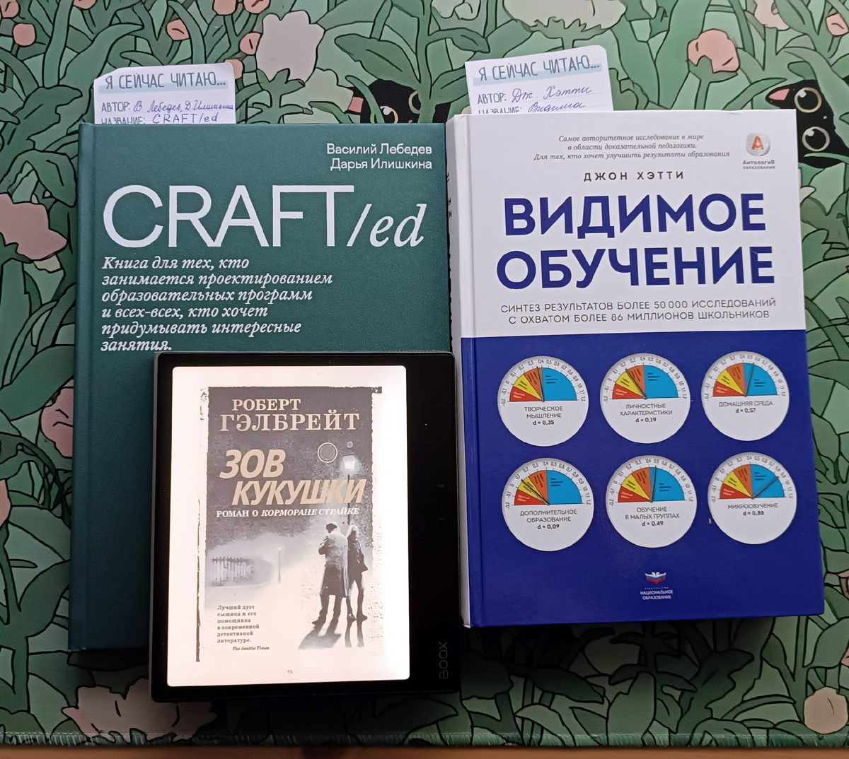 Я читаю всё: и бумажку,  электронку