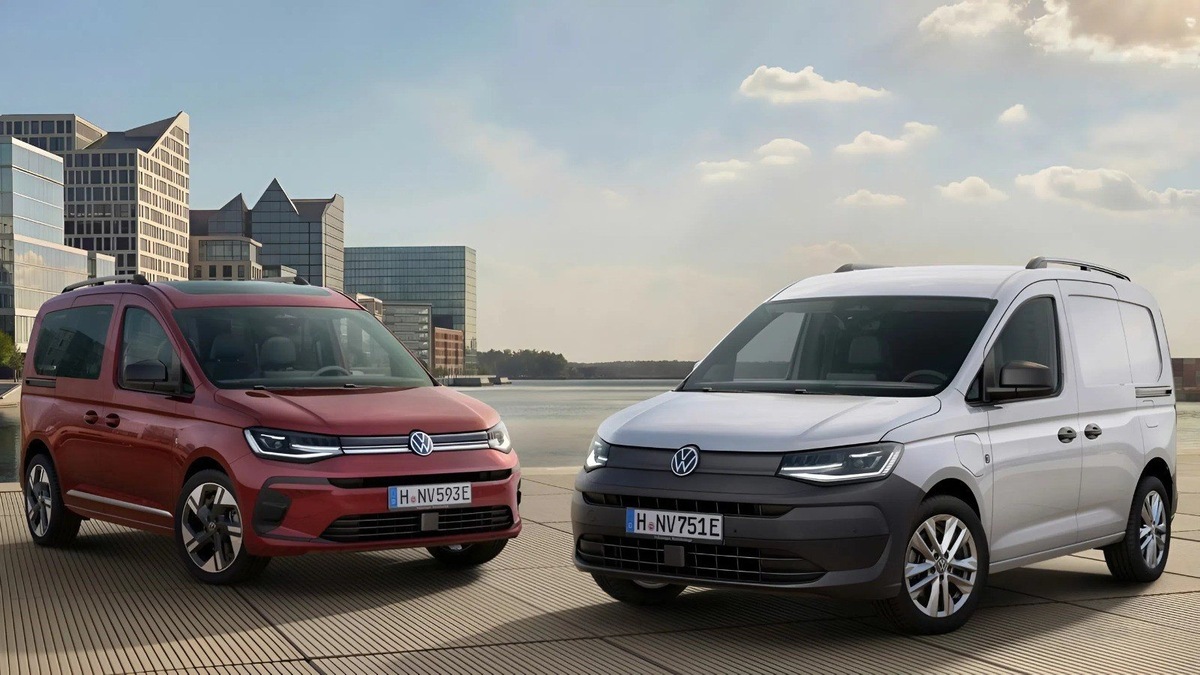    Передняя часть кузова Volkswagen Caddy получила более агрессивный вид